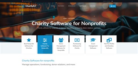 software for charity.